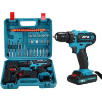 DrillMaster 24V — Акумуляторний шуруповерт з насадками для точних і потужних завдань