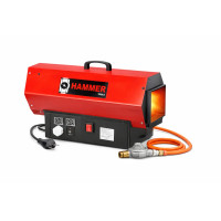 Газовий обігрівач HAMMER HM-158 40 кВт потужне та ефективне тепло зі шлангом і редуктором