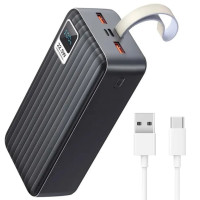 Power Bank KLGO 40000 mAh 22.5W  надпотужний зовнішній акумулятор із швидкою зарядкою для смартфонів та гаджетів
