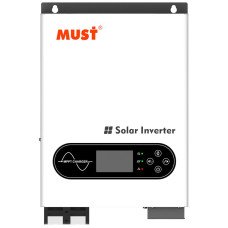 Гібридний сонячний інвертор MUST PV18-6248ECO, 6200W, 48V з MPPT 100A  надійне енергозбереження для дому та бізнесу
