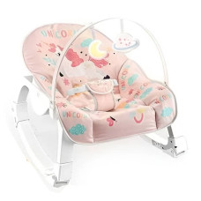 Дитячий шезлонг Happy Baby YK7007А багатофункціональний складний лежак для немовлят з регулюванням положення та м’якою підтримкою