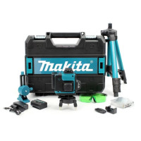 Makita SK700GDZ 3D 4D акумуляторний лазерний нівелір 3.7V 5Ah зі штативом професійний самовирівнювальний рівень з 16 лініями 360° та високою точністю вимірювання