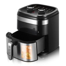 Аерофритюрниця RAF R5354 7 л, 1500 Вт з решіткою та шампурами здорове смаження без олії