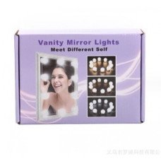 Світлодіодна USB LED підсвітка для дзеркал Vanity Mirror Lights: 10 ламп, 3 режими кольору