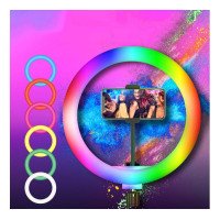 Кільцева лампа 30 см RGB світлодіодна з тримачем Ring Fill Light LED (без штатива)