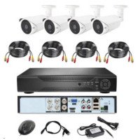 8-канальна система відеоспостереження IP Aerbes AB-C232 1080 Full HD 8 камер