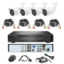 8-канальна система відеоспостереження IP Aerbes AB-C232 з 1080 Full HD та 8 камерами