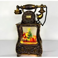 Новорічний ліхтар із Сантою в телефоні 814