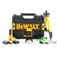 Акумуляторний лазерний нівелір DeWalt DCLE34031N 3D 4D професійний самовирівнювальний рівень 3.7V 5Ah жовтий лазерний інструмент з розширеним робочим радіусом до 50 м