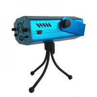 Святковий Лазерний проектор Диско Лазер 4 в 1 Mini Laser Stage Lighting SF-4О Синій Серця, пташки, вертушки, крапочки