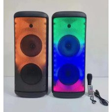 Акустична система RX-8252  8 х2 20W Дротовий мікрофон 3000mAh