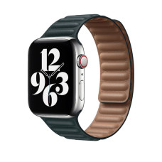 Apple Watch ремінець Leather Link – Green 38-40-41 мм