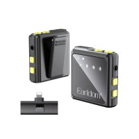 Бездротовий міні-мікрофон Earldom ET-MC9L для iPhone - Lightning  професійний портативний Bluetooth-мікрофон для блогерів, стрімерів, відеоуроків