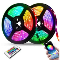Світлодіодна стрічка 5050 RGB 2 м 120 LED фонове підсвічування для телевізора з USB-підключенням і пультом дистанційного керування