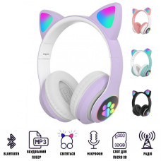 Навушники з вушками бездротові Cat Ear
